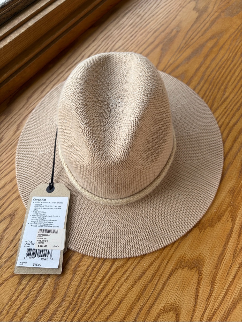 Prana Wheat Chrea Woven Hat Band